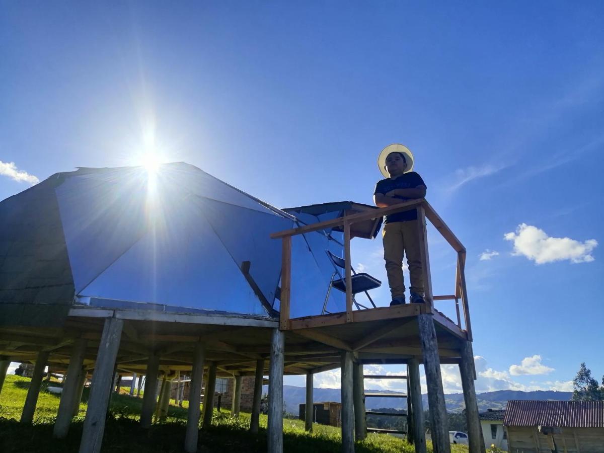 Cabanas El Mirador Del Tomine Guatavita Zewnętrze zdjęcie